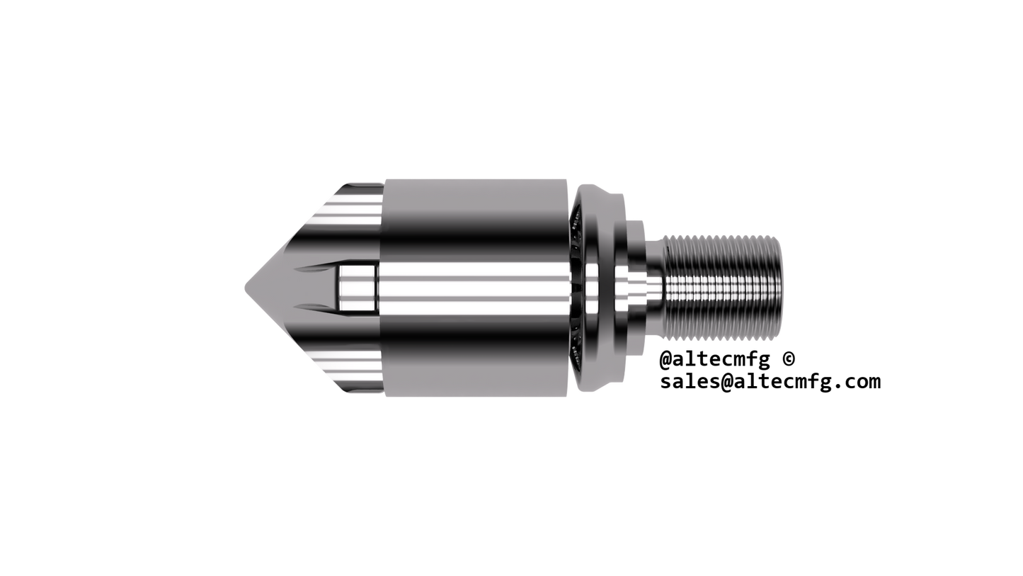 50mm Enaiviv Screw Tip Assembly 3pc Free Flow- Fits All Models