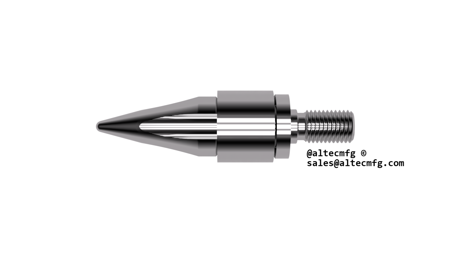 90mm Van Dorn Screw Tip Assembly 3pc Free Flow- Fits All Models